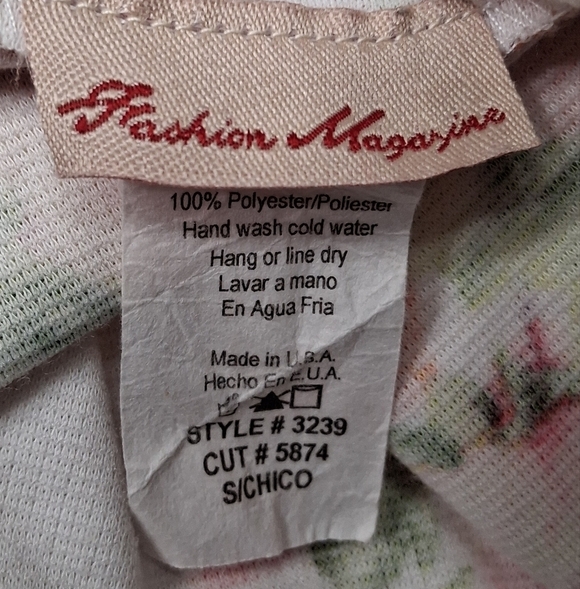 Fashion Magazine Floral Mini Dress 0 - Picture 7 of 7